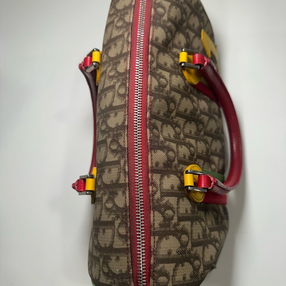 RARE DIOR RASTA MONOGRAM BOSTON BAG - Picture 2 of 12